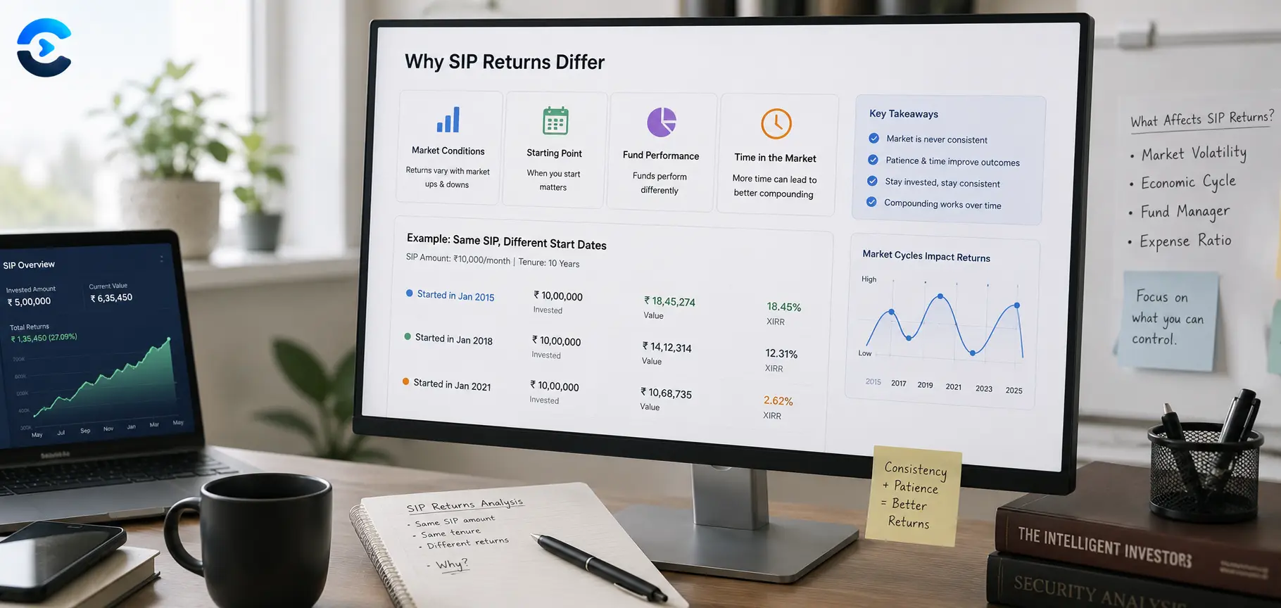 Why SIP Returns Differ From App Projections
