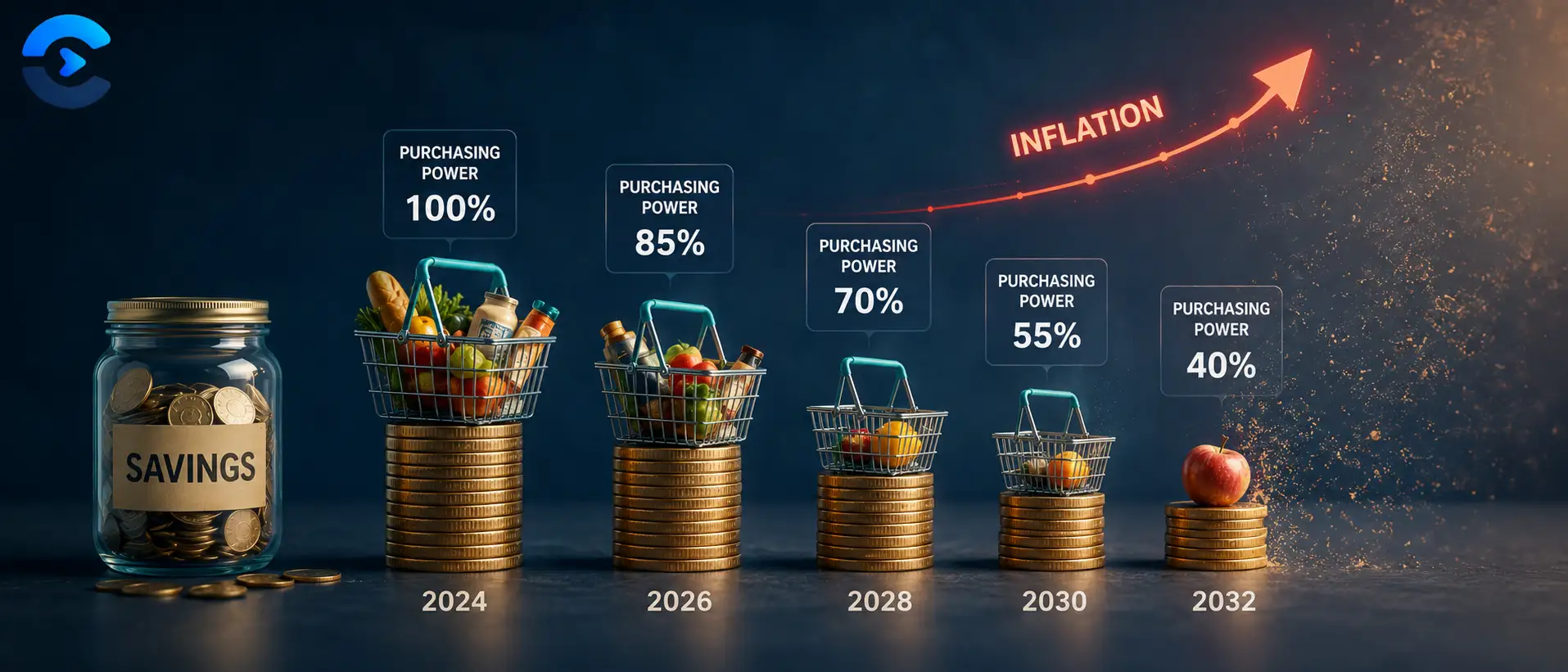 The Effect of Inflation on Savings