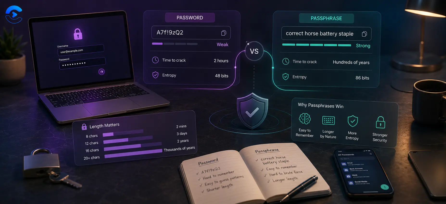 Passphrase vs Password Security: Which Wins on Entropy?
