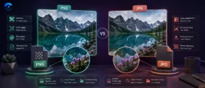 PNG vs JPG Quality Difference: When Each Format Wins
