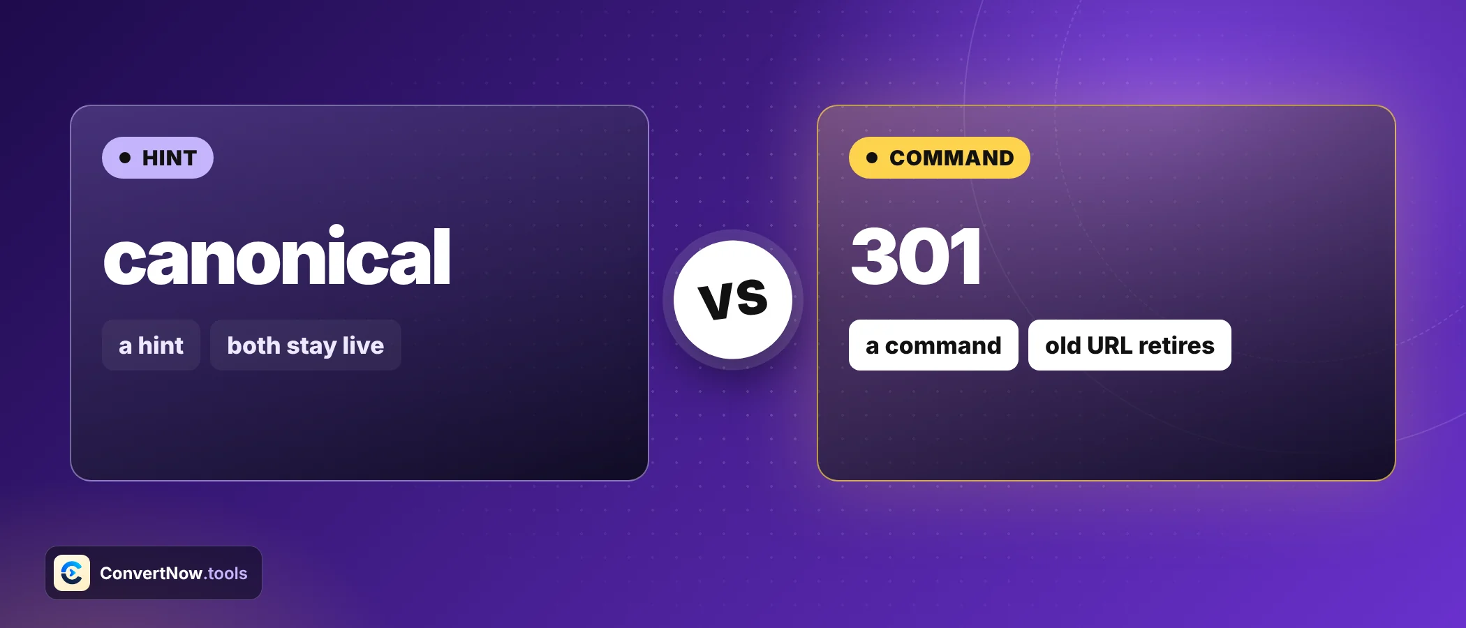 Canonical Tag vs 301 Redirect: 3 Fast Ways to Choose cover image